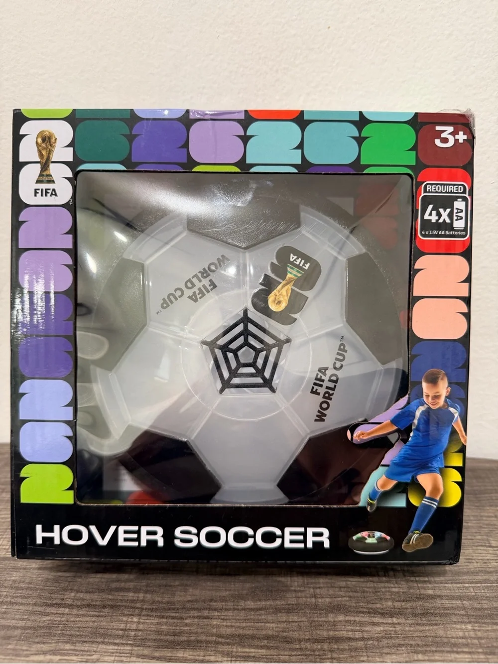 FIFA Hover Soccer - White and Black Kids Toy